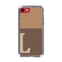 Slim Protection Case［ Original - initial two tone - L brown ］