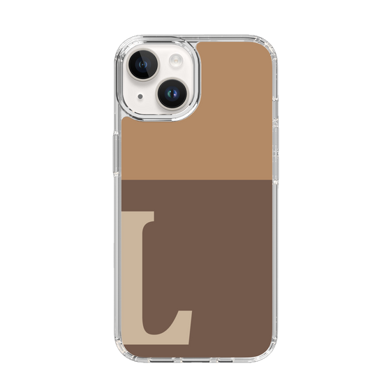 Slim Protection Case［ Original - initial two tone - L brown ］