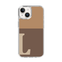 Slim Protection Case［ Original - initial two tone - L brown ］