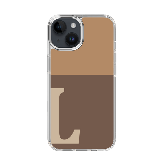 Slim Protection Case［ Original - initial two tone - L brown ］