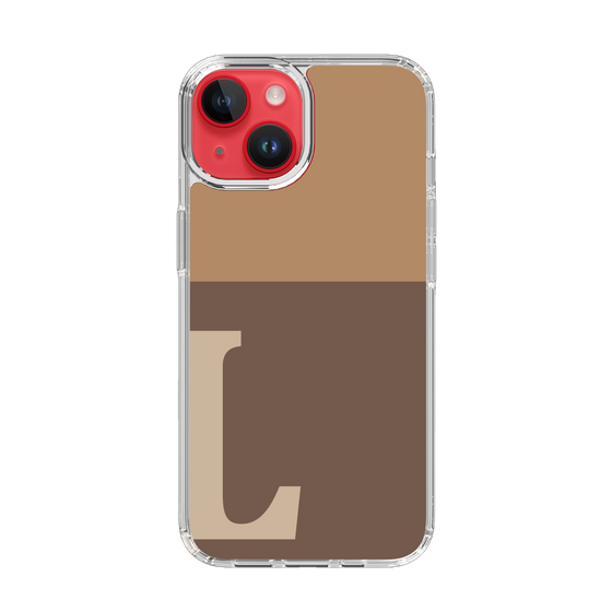 Slim Protection Case［ Original - initial two tone - L brown ］