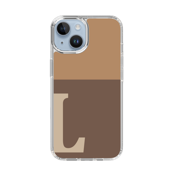Slim Protection Case［ Original - initial two tone - L brown ］