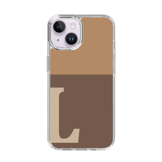 Slim Protection Case［ Original - initial two tone - L brown ］