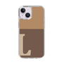 Slim Protection Case［ Original - initial two tone - L brown ］