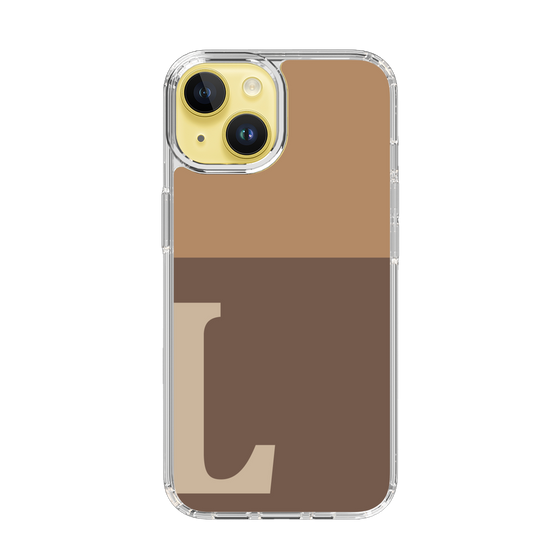 Slim Protection Case［ Original - initial two tone - L brown ］