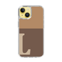 Slim Protection Case［ Original - initial two tone - L brown ］