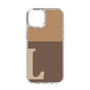 Slim Protection Case［ Original - initial two tone - L brown ］