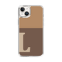 Slim Protection Case［ Original - initial two tone - L brown ］