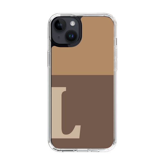 Slim Protection Case［ Original - initial two tone - L brown ］