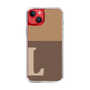 Slim Protection Case［ Original - initial two tone - L brown ］