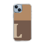 Slim Protection Case［ Original - initial two tone - L brown ］