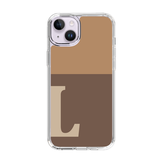 Slim Protection Case［ Original - initial two tone - L brown ］