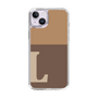 Slim Protection Case［ Original - initial two tone - L brown ］