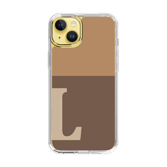 Slim Protection Case［ Original - initial two tone - L brown ］