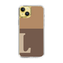 Slim Protection Case［ Original - initial two tone - L brown ］