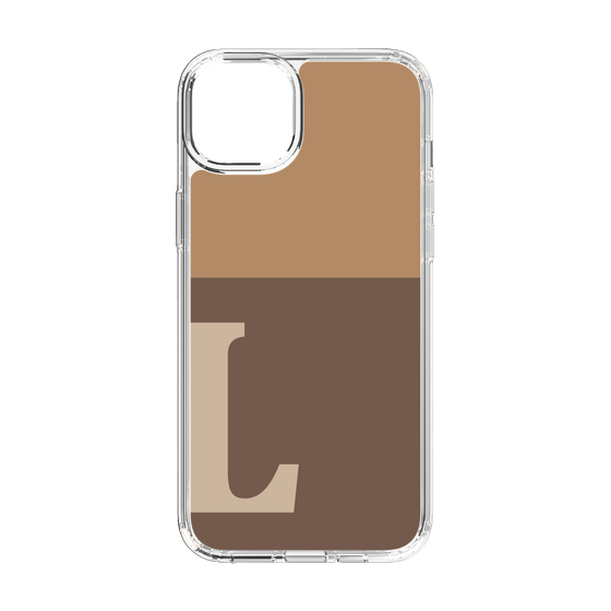 Slim Protection Case［ Original - initial two tone - L brown ］