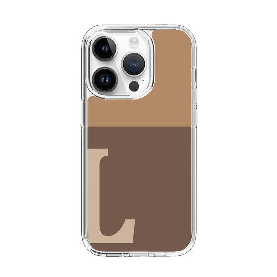 Slim Protection Case［ Original - initial two tone - L brown ］