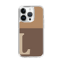 Slim Protection Case［ Original - initial two tone - L brown ］