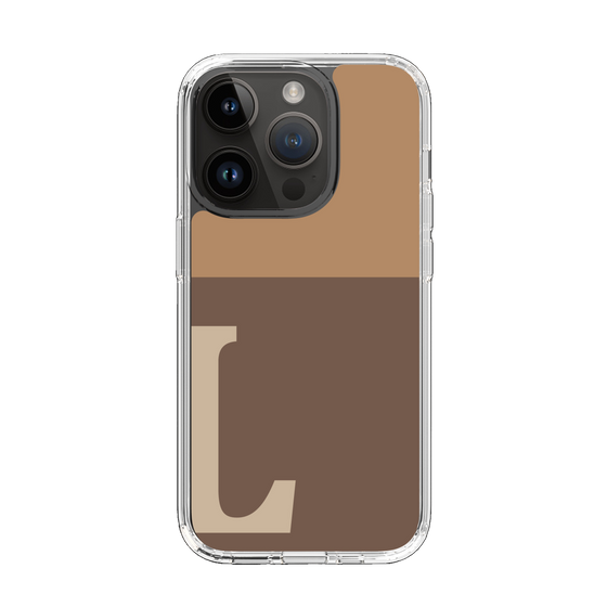 Slim Protection Case［ Original - initial two tone - L brown ］