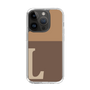 Slim Protection Case［ Original - initial two tone - L brown ］
