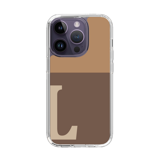 Slim Protection Case［ Original - initial two tone - L brown ］