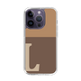 Slim Protection Case［ Original - initial two tone - L brown ］