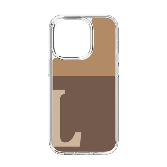 Slim Protection Case［ Original - initial two tone - L brown ］