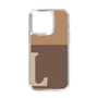 Slim Protection Case［ Original - initial two tone - L brown ］