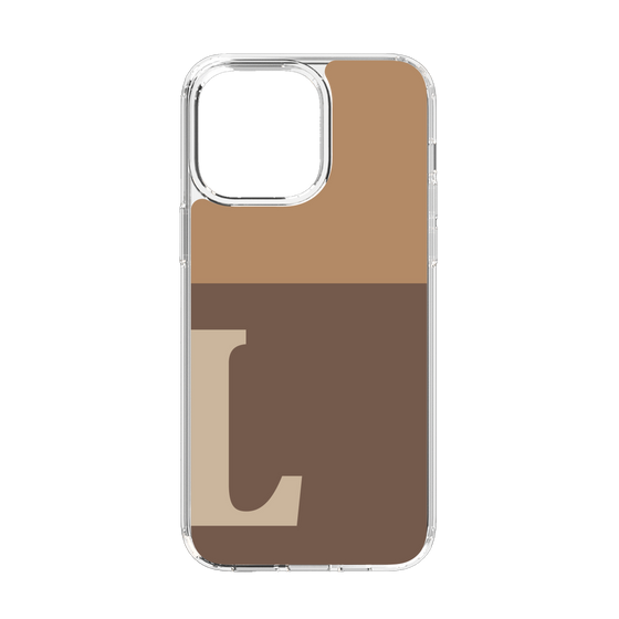 Slim Protection Case［ Original - initial two tone - L brown ］