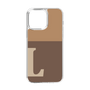 Slim Protection Case［ Original - initial two tone - L brown ］