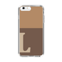 Slim Protection Case［ Original - initial two tone - L brown ］