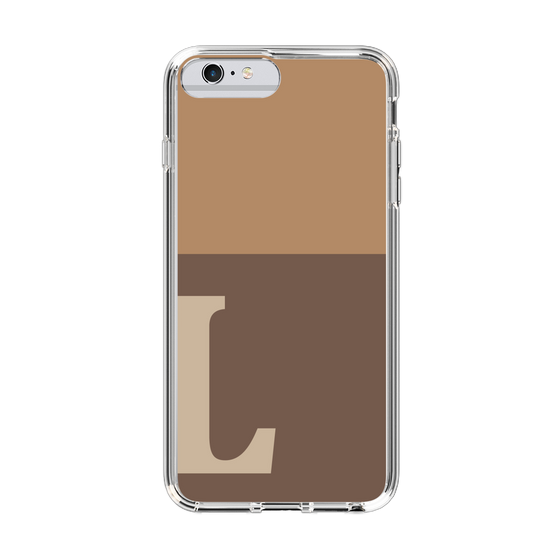 Slim Protection Case［ Original - initial two tone - L brown ］