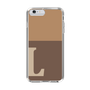 Slim Protection Case［ Original - initial two tone - L brown ］