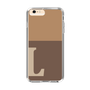 Slim Protection Case［ Original - initial two tone - L brown ］