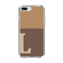 Slim Protection Case［ Original - initial two tone - L brown ］