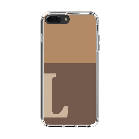 Slim Protection Case［ Original - initial two tone - L brown ］