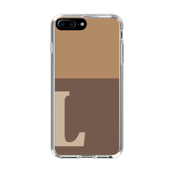 Slim Protection Case［ Original - initial two tone - L brown ］