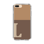 Slim Protection Case［ Original - initial two tone - L brown ］