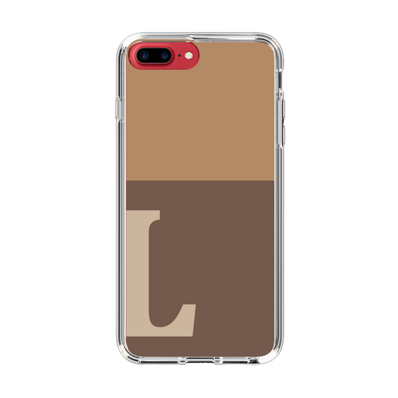 Slim Protection Case［ Original - initial two tone - L brown ］