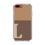 Slim Protection Case［ Original - initial two tone - L brown ］
