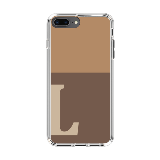Slim Protection Case［ Original - initial two tone - L brown ］