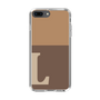 Slim Protection Case［ Original - initial two tone - L brown ］