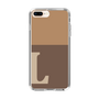 Slim Protection Case［ Original - initial two tone - L brown ］