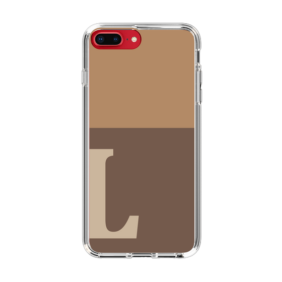 Slim Protection Case［ Original - initial two tone - L brown ］