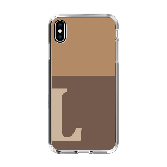 Slim Protection Case［ Original - initial two tone - L brown ］