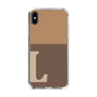 Slim Protection Case［ Original - initial two tone - L brown ］