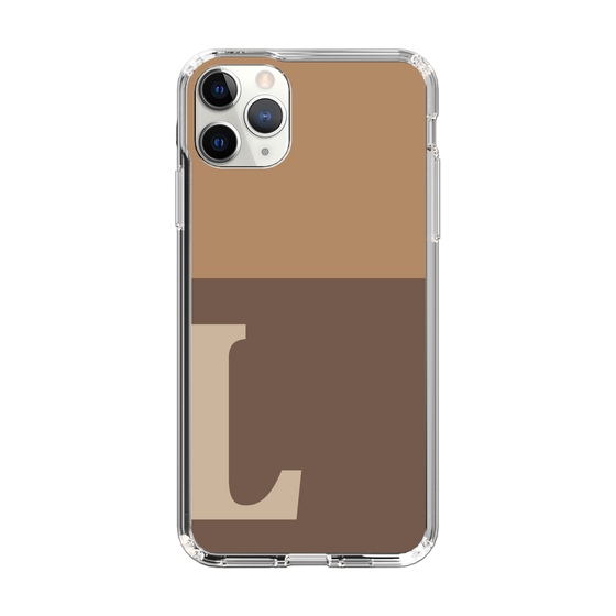 Slim Protection Case［ Original - initial two tone - L brown ］