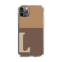 Slim Protection Case［ Original - initial two tone - L brown ］