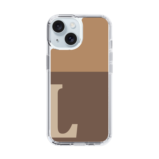 Slim Protection Case［ Original - initial two tone - L brown ］