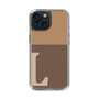 Slim Protection Case［ Original - initial two tone - L brown ］